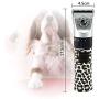 LOVEPET Dog Grooming Clipper, Rechargeable Cordless Pet Hair Clipper Set for Dogs Cats, Low Noise Low Vibration Long Endurance Powerful (Leopard Print)