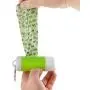LED Flashlight Dog Waste Bag Dispenser Holder with Pet Waste Bag Poop Roll Bags (2 Packs)