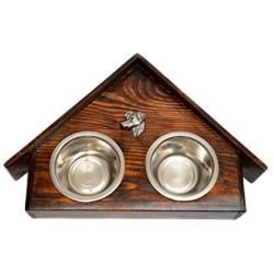 Jack Russell Terrier, a Dogs Bowl with a Relief from ArtDog