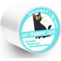 Polarduck Anti Cat Scratch Tape, 4 inches x 30 Yards Cat Training Tape, 100% Transparent Clear Double Sided Cat Scratch Deterrent Tape, Furniture Protector for Couch, Carpet, Doors, Pet & Kid Safe