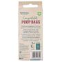 Compostable, eco friendly dog poo bags, 60pc. Made from eco friendly products and bioplastics obtained from plants such as corn starch.