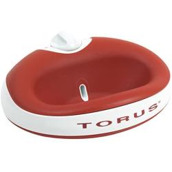 Heyrex Torus 1-Liter Pet Water Bowl, Red