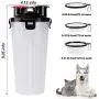 Lenlorry Dog Water Bottle Dog Travel Bowls Water Food Container with Dual Collapsible Dog Bowls Outdoor Pet Bowls for Dog Cat Puppy Kitten Rabbit Walking Hiking Traveling Lenlorry Dog Water Bottle Dog Travel Bowls Water Food Container with Dual Collapsible Dog Bowls Outdoor Pet Bowls for Dog Cat Puppy Kitten Rabbit Walking Hiking Traveling