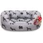 Rosewood Rosewood Padded Dogs Print Grey Mattress