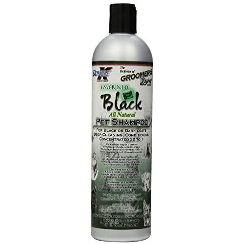 Groomers Edge Emerald Black Dog and Cat Shampoo, 16-Ounce