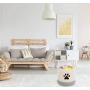 Geyecete Jar Shape Pet Toy and Accessory Storage Bin, Organizer Storage Basket for Pet Toys, Dog Toy Box Storage
