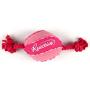 ALL FOR PAWS Reactive Rope Football, Pink Dog Toy