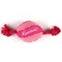 ALL FOR PAWS Reactive Rope Football, Pink Dog Toy