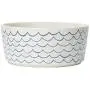 Waggo Sketched Wave Ceramic Dog Bowl Blue/White Durable Dog Food and Water Pet Dish Waggo Sketched Wave Ceramic Dog Bowl Blue/White Durable Dog Food and Water Pet Dish