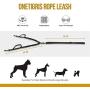 Large Tactical Dog Harness Sets, No Pulling Adjustable Dog Vest Harness, Heavy Duty Dog Harness with 3 Handles(Black)