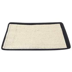 MJEMS Cat Scratchers Mat,Protect Furniture Desk Leg/Carpets and Sofas，Cat Scratching, Natural Sisal Cat Scratch Pad,Gifts for Cat,Kitten, Horizontal Cat Floor Scratching Pad Rug,Size 2