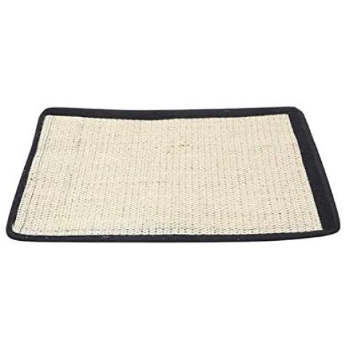 MJEMS Cat Scratchers Mat,Protect Furniture Desk Leg/Carpets and Sofas，Cat Scratching, Natural Sisal Cat Scratch Pad,Gifts for Cat,Kitten, Horizontal Cat Floor Scratching Pad Rug,Size 2
