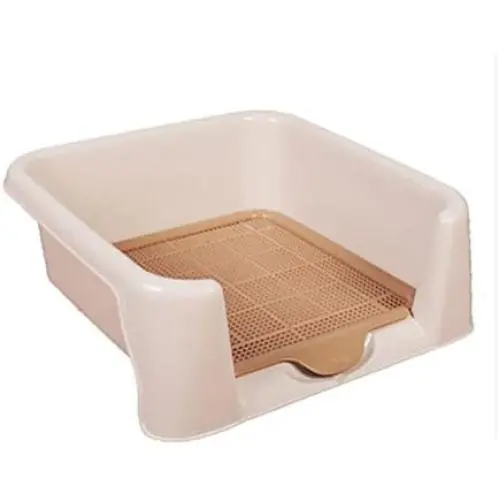 DAN Dog Toilet, Portable Plastic Toilet Indoor Dog Toilet with Fenced Medium/Large DAN Dog Toilet, Portable Plastic Toilet Indoor Dog Toilet with Fenced Medium/Large