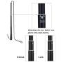 SYOOY Interactive Dog Toy Extendable Teaser Wand Pet Teasing Flirt Pole Fun Toy with 3 Chewing Cotton Rope Tail for Outdoor Obedience Chasing Pulling Training Exercising