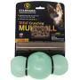 Starmark Pet Treat Crunching Multiball Dog Toy Large, Teal