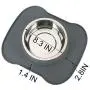 Hoping Large Dog Bowl-No Spill Dog Bowl Non Slip Silicone Mat Dog Water Food Bowl One Stainless Steel Cat Bowl Dish for Large Dog Hoping Large Dog Bowl-No Spill Dog Bowl Non Slip Silicone Mat Dog Water Food Bowl One Stainless Steel Cat Bowl Dish for Large Dog