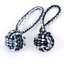 Direct Dog Rope Toys, Ball Rope for Medium to Small Dog Puppy Teething Tug War - Tough Dog Toys Set (2-Pack)