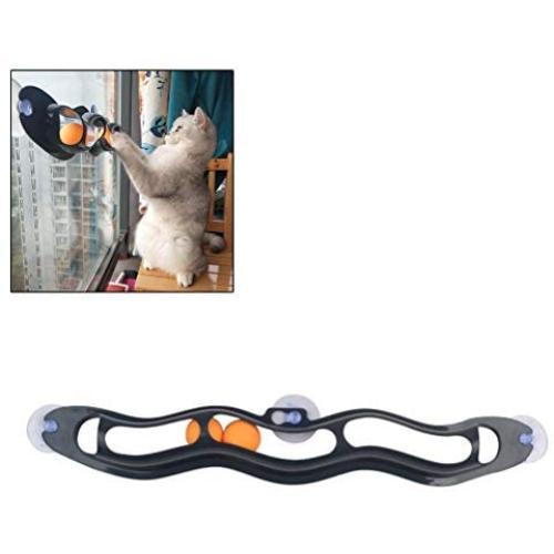 Dongdexiu Pet Supplies Pet Sucker Track Ball Toy Cat Interactive Toy Pet Toys
