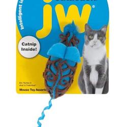 Petmate JW Cataction Mouse Toy, Multicolor