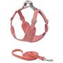 BONAWEN Puppy Harness Leash Set Lightweight Adjustable No Pulling Dog Vest Heavy Duty
