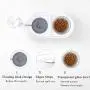 Real Pet Double Dog Cat Bowls Cat Automatic Water Dispenser Detachable Dog Glass Feeder Bowl No-Spill Pet Food Water Bowls for Cats and Small Dog Real Pet Double Dog Cat Bowls Cat Automatic Water Dispenser Detachable Dog Glass Feeder Bowl No-Spill Pet Food Water Bowls for Cats and Small Dog