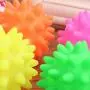 Oulensy 1pc Beautiful Rubber Ball Toy Dog Pet Fun Ball Biting Chewing Toys Random Color