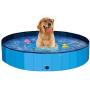 XKISS Foldable Dog Bath Pool (63 inch Collapsible Dog Pool for Dogs Cats and Kids