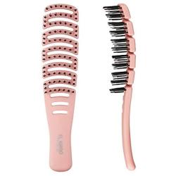 EL AMIGO Pet Brush Coral Slicker/Grooming Brush Shedding Grooming Tools/Hypoallergenic Bath Exfoliation Massage