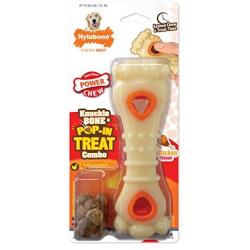 Nylabone Power Chew Knuckle Bone & Pop-in Treat Toy Combo