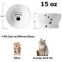 Y YHY Cat Bowls Elevated, Raised Cat Dish for Food and Water, Ceramic Water Bowl for Flat-Faced Cats or Small Dogs, No Spill,15 Ounces, Dishwasher Safe