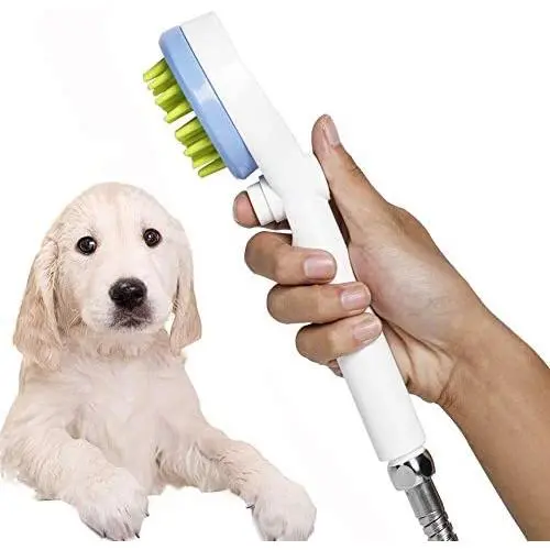 Emoly Pet Bathing Sprayer Scrubber Dog Bath Shower Sprayer Attachment Pet Bathing Tools Supplies Cat Shower Sprayer for Bathtub Brush Head(2020) Emoly Pet Bathing Sprayer Scrubber Dog Bath Shower Sprayer Attachment Pet Bathing Tools Supplies Cat Shower Sprayer for Bathtub Brush Head(2020)
