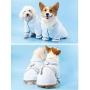 MHCT Dog Bathrobe Soft Warm Dog Pajamas with Double-Sided Adjustable Coral Fleece Dog Drying Towel Robe Pet Clothes for Large,Medium,Small Dogs