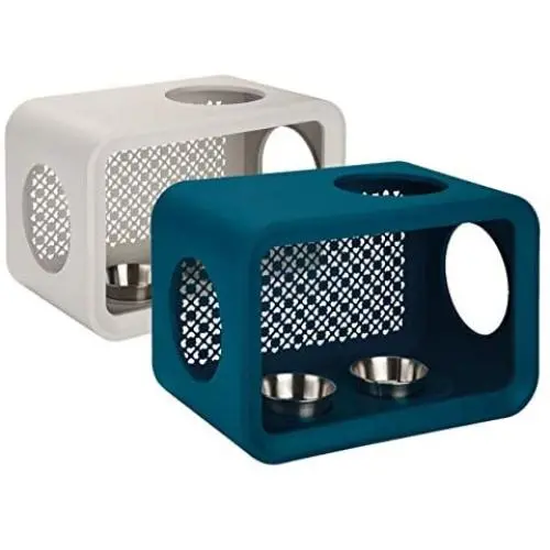 Beeztees Cat Cube Dinner Dune Grey 49cm Beeztees Cat Cube Dinner Dune Grey 49cm