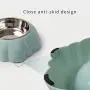 Stainless Steel Dog Bowl, Cat Bowls and Pet Bowls, Non-Slip, Anti-Rollover and Rust Resistant Feeding Bowls for Food and Water of Puppies or Kittens Stainless Steel Dog Bowl, Cat Bowls and Pet Bowls, Non-Slip, Anti-Rollover and Rust Resistant Feeding Bowls for Food and Water of Puppies or Kittens