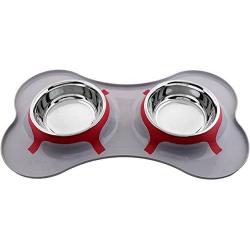 Iconic Pet Color Splash Designer Bone Shape Fusion Pet Diner in Assorted Colors