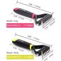 Imilive Dog & Cat Grooming Dematting Rake Comb Brush for mat with 2 Sided Undercoat Rake for Easy Mats Remover & Tangle & Knot Removal Easy Pet Grooming