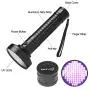 UV Black Light Flashlight, 100 LED High Power 395 nM Ultraviolet Flashlights UV blacklight Detector for Dog Urine, Pet Stains and Bed Bug, Matching with Pet Odor Eliminator UV Black Light Flashlight, 100 LED High Power 395 nM Ultraviolet Flashlights UV blacklight Detector for Dog Urine, Pet Stains and Bed Bug, Matching with Pet Odor Eliminator