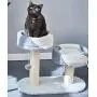 LUCKITTY 2 Tier Cat Tree Platforms with Scratching Posts, Sherpa Perch Style Bed,and Hanging Ball Toy for Cats and Kittens,Kitty Activity Center Cat Tower Furniture LUCKITTY 2 Tier Cat Tree Platforms with Scratching Posts, Sherpa Perch Style Bed,and Hanging Ball Toy for Cats and Kittens,Kitty Activity Center Cat Tower Furniture