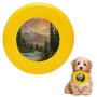 Pet Frisbee Flying Disc Dog Toy - Multifunction Mountain Sunset C Steele