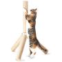 [NEW] 4CLAWS Jute Tripod Scratching Post 30'',White,30 x 21 x 21 in