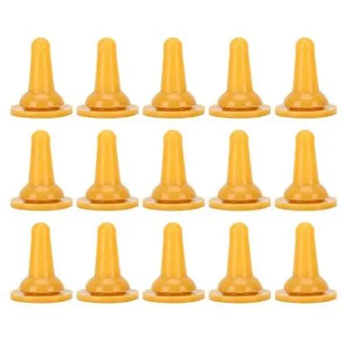 TOPINCN 15PCS Puppy Nursing Bottle Nipple Silicone Safety Soft Cat Dog Feeding Bottle Feeder Nipple for Pet Puppy Kittens TOPINCN 15PCS Puppy Nursing Bottle Nipple Silicone Safety Soft Cat Dog Feeding Bottle Feeder Nipple for Pet Puppy Kittens