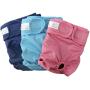 TailWag Planet Premium Washable & Reusable Dog Diapers Super Absorbent, for Female Doggie, Large, Pack of 3