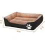 Pet Bed 32/24/7.2 Inches Orthopedic Memory Foam Dog Bed, Ideal for Small/Medium Pets, Rectangle Washable Pet Sofa Bed with Firm Breathable Cotton, Dogs, Cats, Deep Sleeping Orthopedic Bed(Brown/Black) Pet Bed 32/24/7.2 Inches Orthopedic Memory Foam Dog Bed, Ideal for Small/Medium Pets, Rectangle Washable Pet Sofa Bed with Firm Breathable Cotton, Dogs, Cats, Deep Sleeping Orthopedic Bed(Brown/Black)
