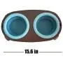 ZOOPOLR Elevated Dog Bowls Double Bowl Feeder, Travel Dog Bowls, Dog Cat Bowls Stand with 2 Collapsible Silicone Bowls, Raised Pet Feeder Suitable for Small Dogs & Cats ZOOPOLR Elevated Dog Bowls Double Bowl Feeder, Travel Dog Bowls, Dog Cat Bowls Stand with 2 Collapsible Silicone Bowls, Raised Pet Feeder Suitable for Small Dogs & Cats
