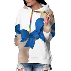 Cute Doodle Houses on Blackboard -.- -,Womens Pullover Hoodies with Big Pocket House S