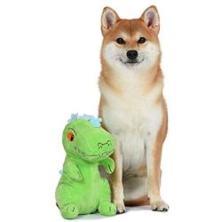 Nickelodeon for Pets Rugrats Reptar Figure Plush Dog Toy | 9 Inch Green Nickelodeon Toys - Rugrats Toys for Dogs from Nickelodeon 90s Rugrats TV Show | Nickelodeon Medium Toys for Dogs (FF15284)