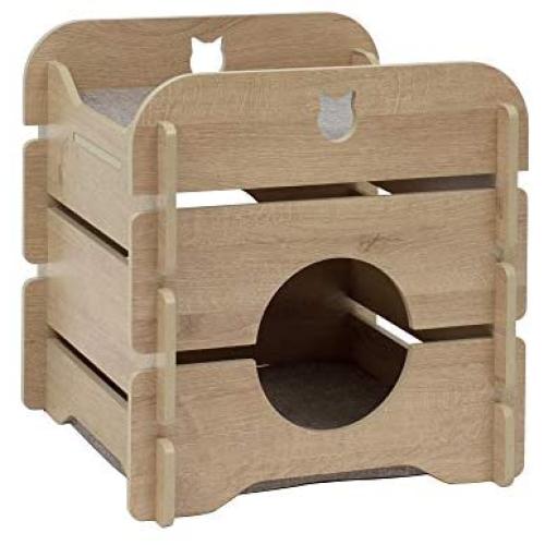 Vesper Lounger, Cat Tree with Hideout