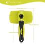Pecute Dog Brush Cat Brush, Self Cleaning Slicker Brush, Removes 95% of Loose Hairs, Pet Grooming Brush Shedding Tools for Pets with Middle to Long Hair