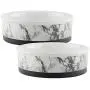Bone Dry Elegant Marble Design Ceramic Pet Bowl Bone Dry Elegant Marble Design Ceramic Pet Bowl