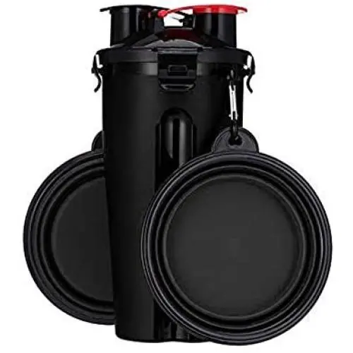 bienwwow Dog Water Bottle Dog Bowls for Traveling Pet Food Container 2-in-1 with Collapsible Dog Bowls, Outdoor Dog Water Bowls for Walking Hiking Travelling bienwwow Dog Water Bottle Dog Bowls for Traveling Pet Food Container 2-in-1 with Collapsible Dog Bowls, Outdoor Dog Water Bowls for Walking Hiking Travelling
